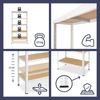 shelfplaza HOME 90x100x60 cm Schwerlastregal in weiß mit 3 Böden und 175 kg Traglast pro Boden Bild 3