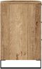 Badmöbelset Wildeiche massivum Sydney 2-teilig 138x134x45 cm Waschtisch mit Spiegel Holz braun Badezimmermöbel-Landhausstil Bild 5