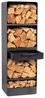 CookKing Stahl Kaminholzregal Vento | Schwarz | Bild 2