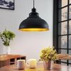 Lindby Hängeleuchte Albertine, Metall, Schwarz IP20, 1 x 60 W Bild 3