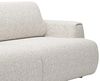 Vente-unique - Sofa mit Schlaffunktion 4-Sitzer - melierter Stoff - Hellgrau - MONELIA Bild 5