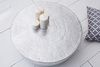 riess-ambiente Couchtisch ORIENT II Ø60cm silber (Einzelartikel, 1-St), Wohnzimmer · Metall · rund · Hammerschlag Design · handmade Bild 4
