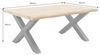 riess-ambiente Couchtisch WILD 90cm braun / schwarz · Wohnzimmertisch im Wildeichen-Design (Einzelartikel, 1-St), Baumkante · X-Gestell aus Metall · 3cm Tischplatte · Industrial Design Bild 3