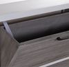 DRW Schuhschrank mit 2 Türen und 1 Schublade aus Paulownia-Holz in Weiß und Grau 65 x 20 x 94 cm, bunt, Grande Bild 4