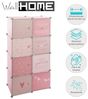 WELL HOME MOBILIARIO & DECORACIÓN Schließfachschrank für Kinder in rosa | Breite 65 x Tiefe 31,5 x Höhe 125 cm Bild 3