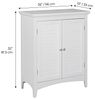 Versanora ELG-585 Badezimmer-Fußboden-Kabinett, MDF, Weiß, 66.04 x 33.02 x 81.28 cm Bild 3
