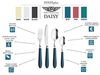 PINTINOX Besteck-Set Daisy 0 (24-tlg), 6 Personen, Edelstahl 18/0, Kunststoff, mit farbigem Kunststoffgriff Bild 2