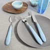 PINTINOX Besteck-Set Daisy 0 (24-tlg), 6 Personen, Edelstahl 18/0, Kunststoff, mit farbigem Kunststoffgriff Bild 3