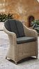 Destiny Garten-Essgruppe MALAGA LUNA, (13-tlg, 4x Sessel, 1x Tisch, inkl. Auflagen), Aluminium, Polyrattan Bild 2