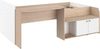 Vente-unique - MIVONA Bett Holz, Platte BeigeWeiß - B 203 cm x H 75,2 cm x L 136 cm Bild 4