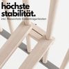 Sämann Laufstall Baby mit Matratze Cloud Air und Schlupfsprossen | TÜV geprüft | stufenlos höhenverstellbar | Laufgitter Premium | Babybett aus Holz | Krabbelgitter (grau/natur, 75x100 cm) Bild 4