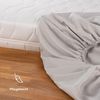 Blumtal® Spannbettlaken 105x190 cm 2er Pack - Bettlaken 105x190 Spannbettlaken aus Microfaser - Spannbetttuch 105x190 im 2er Set - Spannbettuch 105x190 - Leintuch 105x190 - Moonlight Grey - Grau Bild 5