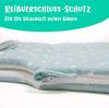 Babyschlafsack HONEY | mitwachsend & atmungsaktiv | ganzjahres Baby-Schlafsack | pflegeleichtes Polyesterflies | vier verstellbaren Größen (Sterne celadon-grün, 74/80) Bild 5