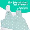 Babyschlafsack HONEY | mitwachsend & atmungsaktiv | ganzjahres Baby-Schlafsack | pflegeleichtes Polyesterflies | vier verstellbaren Größen (Sterne celadon-grün, 74/80) Bild 4