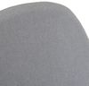 DRW Set mit 4 Stühlen aus Metall und Stoff in Hellgrau und Schwarz Bild 5