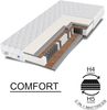 NOX Taschenfederkern Matratze 90x200 Federkernmatratze H4 + H5 Comfort 21cm hoch| Probeschlafen | Rollmatratze Wendematratze Bild 3