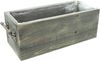 Dekoleidenschaft Blumenkasten "Grey" aus recyceltem Holz, grau gekalkt, Pflanzkasten 40x18x15 cm, im Antik Look, Pflanzbox, Balkonkasten, Blumentopf, Pflanztopf Bild 3