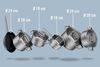 WOLL Topf-Set Steel, Edelstahl (Set, 10-tlg), hochwertiger, korrosionsbeständiger Edelstahl Bild 2