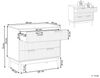 Kommode mit 3 Schubladen LYNWOOD 79 cm Heller Holzfarbton Bild 3