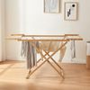 Klappbarer Wäscheständer Fakala 154x59x82 cm Bambus [en. casa] Bild 2
