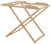 Klappbarer Wäscheständer Fakala 154x59x82 cm Bambus [en. casa] Bild 5