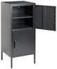 Aktenschrank schwarz 2 Türen HURON Bild 4