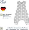 Alvi Sleep-Overall wattiert Schlafsack mit Füßen Wolke Silber Exclusiv Bild 2