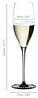 Sommeliers Black Tie Jahrgangschampagner Glas Black Tie Riedel Champagnerglas, Spülmaschinenfest Bild 2