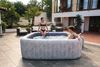 LAY-Z-SPA® Energiespar-Whirlpool San Francisco HydroJet Pro™ mit App-Steuerung, für 7 Personen 230 x 230 x 71 cm, Marmor-Optik (Samtgrau) Bild 2