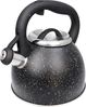Schäfer 2,5 Liter Flötenkessel "Marble Black" Teekessel schwarz matt 12348 Bild 2