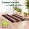 Klappmatratze Klappmatratze 140 cm (Classic) vegan und handgefertigt, 200x140x8cm, livasia, Kapok Bild 2
