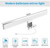 Aourow LED Spiegelleuchte Bad 10W,40CM 820LM Spiegellampe Badezimmer,Kaltes Weiß 6500K IP44 Wasserdicht Badlampe Spiegel KLASSE II 230V Spiegelschrank Beleuchtung Bild 2