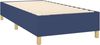 vidaXL Boxspringbett mit Matratze Blau 90x190 cm Stoff 3128811 Bild 4