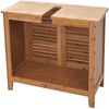 Waschbeckenunterschrank HWC-B18 Bambus ~ 60 x 67 x 30 cm Bild 4
