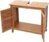 Waschbeckenunterschrank HWC-B18 Bambus ~ 60 x 67 x 30 cm Bild 5