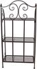 Metallregal "Arabeske" mit Ranken, Antik braun, Standregal, Klappregal Bild 3