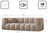 Kaiser Möbel Sofa Couch, Dreisitzer Grand Modular Stoff Salvador und Haga, Bequem, modular, viele Farben Bild 2