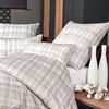 Janine Messina Mako-Satin Bettwäsche 135x200 Karo beige natur 43072-07 Bild 2