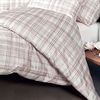 Janine Messina Mako-Satin Bettwäsche 135x200 Karo beige natur 43072-07 Bild 3