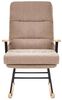 Schaukelsessel ESKELIN mit Relaxfunktion Bouclé Beige Bild 4