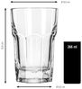 LIBBEY Gläser-Set Highball Glas -GIBRALTAR-, 266 ml, Ø 8 cm, H: 12 cm, 12er Set, 12-tlg, Glas, hochwertig verarbeitet, im modernen Design Bild 3