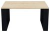 AKKE Außergewöhnlicher Couchtisch Beistelltisch für Wohnzimmer | Kaffee Tee Wohnzimmertisch Tisch | Coffee Table | Zimmer Schlafzimmer Möbel | Deko Modern Ahorn 100 x 60 x 55 Bild 5