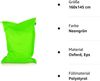 BuBiBag XXL Sitzsack, Outdoor Sitzsäcke für Kinder und Erwachsene, Bodenkissen Beanbag Fatboy wetterfest (Neongrün 160x145 cm) Bild 5