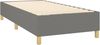 vidaXL Boxspringbett mit Matratze Dunkelgrau 100x200 cm Stoff 3137454 Bild 4