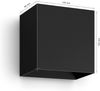 Philips Hue White & Color Ambiance Resonate Wandleuchte einstrahlig, schwarz Bild 3