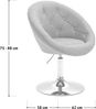 SVITA Chesterfield-Sessel HAVANNA, Retro-Design,Tellerfuß,stufenlos höhenverstellbar Bild 3