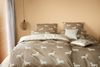 elegante Mako-Satin Bettwäsche Dogs natur beige|155x200 cm + 80x80 cm Bild 3