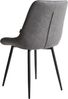 Esszimmerstuhl 2er Set MELROSE Kunstleder Grau Bild 5