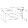 BOXIMO Schuhschrank Schuhschrank mit Sitzfläche PORTA, 103 x 30 x 46 cm (Schuhschrank PORTA mit Sitzbank) Bild 2