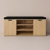 BOXIMO Schuhschrank Schuhschrank mit Sitzfläche PORTA, 103 x 30 x 46 cm (Schuhschrank PORTA mit Sitzbank) Bild 3